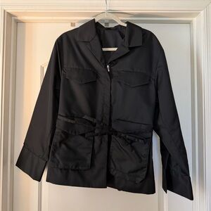Toteme Black Belted Utility Jacket